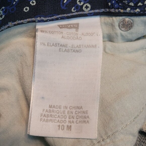 Levi's Jeans Size 10 Perfect Waist 525 Bootcut Mid Rise Button Flap Pockets - Picture 5 of 11